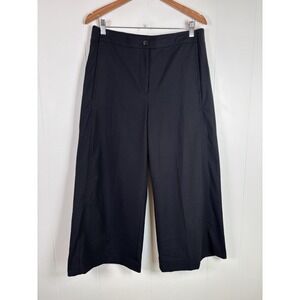 Ann Taylor Elegant Black Wide Leg Pants